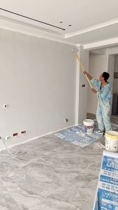💥1KG💥Eco-Friendly Interior Wall Latex Paint for Home Use - White/Pink/Yellow/Blue/Green/Gray Self-Applying Wall Paint Odorless Colorful Wall Repair Paint