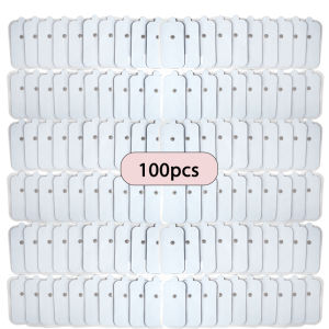 YINHANG | 20/100pcs Non-woven Button Electrode Pads 5x10cm for TENS Muscle Stimulator Massager Health Care Body Muscle Stimulator