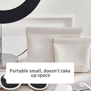 Mini Size Waterproof Portable With Shrapnel Coin Change Makeup Lipstick Toiletry Wash Bag Pouch