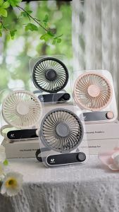 10 Inch Usb Portable Fan - 20800mah Rechargeable Battery Fan Personal Desktop Fan - Battery Powered Fan For Bedroom Desktop Table Office Camping And Outdoors.