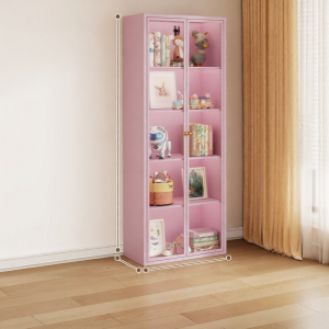 DIBIOU | Kids Large Capacity Colorful Metal Storage Cabinet