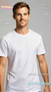 2026 New Korean Style Stretchable Ice Silk T-shirt For Men/Women Party Casual Office Sports Magangda