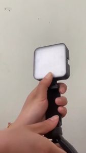 Video Light Lighting Mini Portable Lampu Led Kamera DSLR Mirrorless Laptop 6500K Recharger Lamp Smartphone Hp Vlog