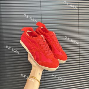 Dopamine Dequn Womens Flat Bottom Sporty Casual Shoes Spring New Style Genuine Leather Patchwork Fashion Running Shoes