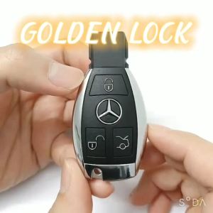Vỏ chìa khóa Mercedes 3 nút (2 pin)