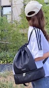 G-Wind กระเป๋าเป้สะพายหลัง 2546A 💥ถูกที่สุด💥 อเนกประสงค์ แบบผูกเชือก กันน้ำ แยกแห้ง เปียก สินค้าพร้อมจัดส่ง