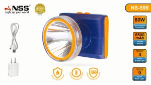 Nss 80W 30W head light led super bright rechargeable headlamp headlight flashlight Li-polymer battery USB rechargeable flashlight waterproof original NS-599