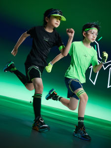 XTEP Shield Series Boys Quick Dry Short Sleeve T-Shirt Summer New Arrival Childrens Short T Top Summer Wear Polyester Fiber