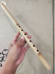 Suling bambu - seruling - suling Sunda - suling dangdut - suling Krisna - suling 40 cm - mainan tiup - kerajinan Jogja