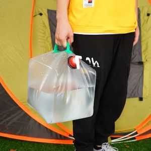 Kantong Air Portabel Multi Kapasitas 5/10/20 Liter untuk Berkemah
