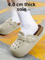 Women's Summer Outdoor Flip Flops Thick Bottom Heightening Slippers Beach Sandals Anti-Slip Comfortable EVA Slippers. 