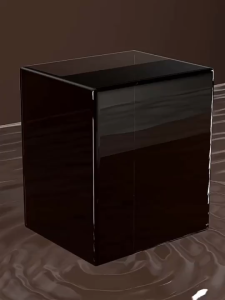 Nearra Dustproof Desktop Makeup Storage Box Cosmetics Organizer Cosmetic Shelf Rack for Dresser