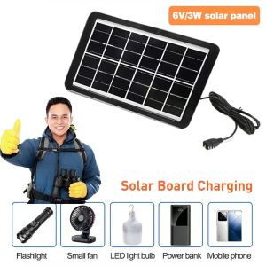 Solar Panel Mini Solar Panel Portable Solar Charger Charger 3W 5V USB Portable Waterproof for Phone Power Bank Outdoor