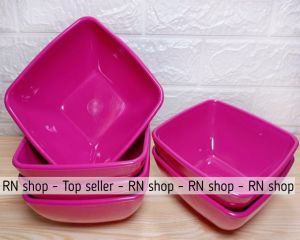 6 PCS MANGKUK PERSEGI 7 INCH MELAMIN TEBAL MANGKUK TERLARIS