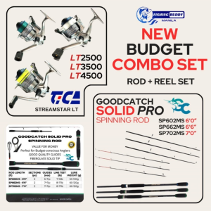 BUDGET COMBO SET TICA STREAMSTAR LT and GC SOLID PRO Beginners Value For Money Rod and Reel