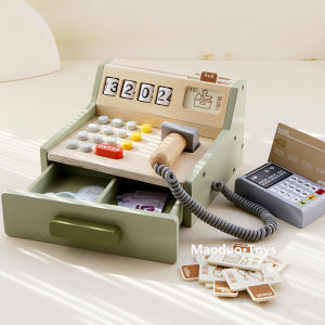 UMU | Simulated Wooden Cash Register Toy