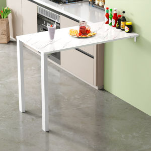 Simple Modern Wall-Mounted Folding Bar Table Home Study Desk Invisible Table against the Wall Support Dining Table for Residence