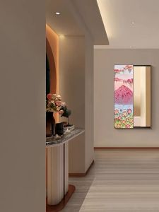 Dressing Mirror With Stand Dressing Mirror Wall Mirror Full Length Full Body Mirror Wall Mount Mirror With Rack Bedroom Decorative Painting Wall-Mounted Covering 镜子全身