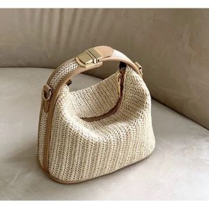 tas selempang wanita tas jinjing cewe straw bag premium js 8020