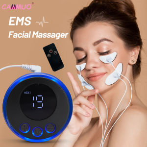 Cammuo EMS Máy Mát Xa Mặt Mắt Nâng Cơ Mặt Săn Chắc Da Chống Nhăn Massage Làm Đẹp Mắt