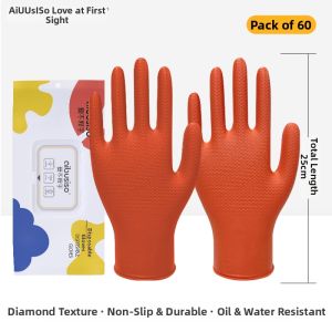 DINGQING | Waterproof Oil-Resistant Thicker Maintenance Gloves 100 Pcs