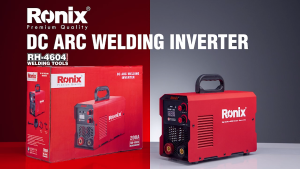 Ronix RH-4604 DC Arc Welding Inverter 200A 9.5 KVA / Duty cycle (25°C) 60% Out-put Current Range 30-200A / Electrode Diameter 1.6-5.0 (65V) three boards Current and Arc Force industrial professional and household operations