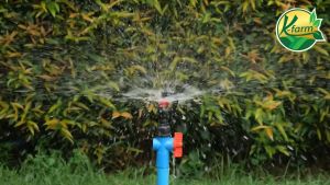 สปริงเกอร์สายฝน LOW COST รุ่น K FARM สมาร์ทแบบสวมท่อ 4 หุนและ 6 หุน