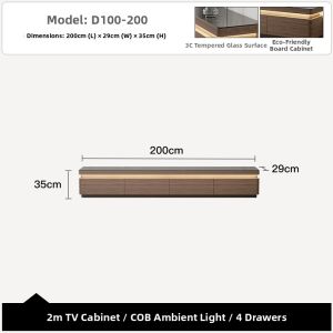 Compact Living Room TV Stand with Storage