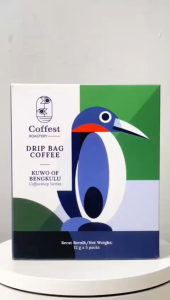 Coffest Roastery - Kuwo of Bengkulu - Drip Coffee Bag / Coffee Filter 100% Robusta Grade 1