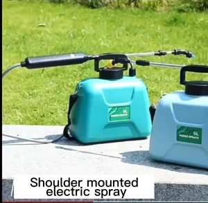 5L เครื่องพ่นสารเคมี Electric USB เครื่องพ่นพ่นพ่นยามือถือแบบชาร์จไฟได้ 2 โหมดที่จับแบบกล้องโทรทรรศน์ 360 หัวฉีดหมุนพร้อมสายรัดไหล่