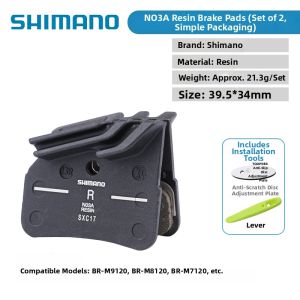 SHIMANO | Heat Dissipation Resin Metal Brake Pads for Mountain Bikes