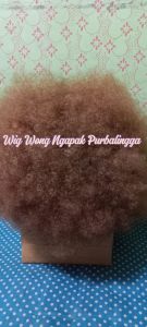 Wig Kuda Kepang Super Jumbo Warna Semu tanah Sudah Sasak