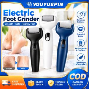 YOUYUEPIN Portable Electric Foot Grinder Washable Callus Remover 2 Speeds Rechargeable Pedicure Tool Hard Skin Remover For Heels Soles Care