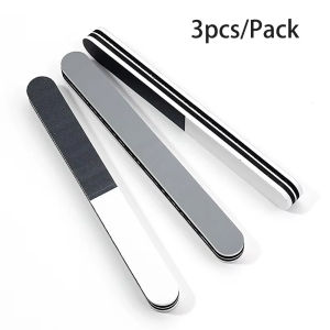 3/5/10Lot 3-Sides Extra Thick Polishing Nail Files Professional Manicure Tool for Smooth Buffing Shining Strips Nail Care