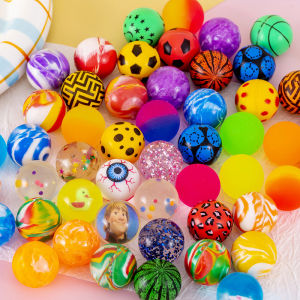 10pcs Mini Bouncy Ball Birthday Party Favors Gifts for Guests Rubber Bouncing Ball Pinata Goody Bag Fillers Prizes Carnival Gift