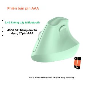 Chuột Bluetooth Không Dây Kysona EM9 Thiết Kế Công Thái Học Theo Chiều Dọc RGB Có Thể Sạc Lại 4000DPI 6 Nút Dành Cho Máy Tính Bảng Máy Tính Xách Tay PC - Giao Diện USB