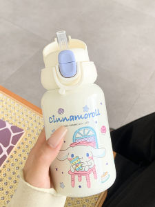 Cốc Nước Giữ Nhiệt Hình Chú Chó GINGER Cute Portabello Nhỏ 316L Cốc Nước Giữ Nhiệt Hai Mặt Có Van Chui Thẳng Và Van Hút