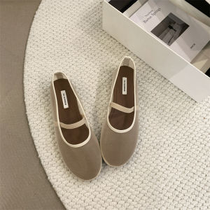 Giày Đơn Lưới Hở Mũi Đế Phẳng Hở Mũi Thời Trang Mùa Xuân Hè 2025 Cho Nữ Giày Đơn Cổ Điển Thoáng Khí Hở Mũi