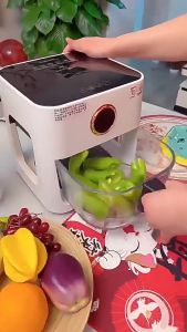 Infrared Penetration Mini Air Fryer 5L Digital Screen Touch Transparent Glass Liner Multi-function Home Appliances