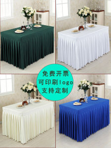 Vải Che Bàn Tròn in Hình Chữ Nhật Cho Phòng Họp Khách Sạn Vải Trang Trí Bàn Phong Cách Châu Âu Vải Polyester Trang Trí Nhà