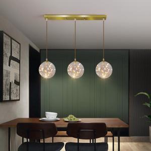 MEISITEKEKE | Starlit Long Tray Modern Nordic Bubble Chandelier