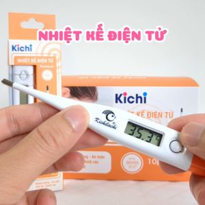 Nhiệt kế điện tử Kichilachi đo thân nhiệt cho bé kẹp nách nhiệt kế đo cơ thể cho bé an toàn tiện lợi