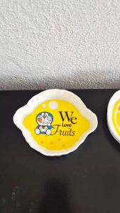 Kingbird fruit shaped Doraemon small ceramic plates