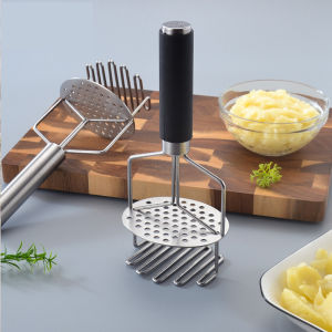 Potato Ricer Masher Ergonomic Manual Food Press for Potatoes Vegetables & Fruits Home Kitchen Gadget