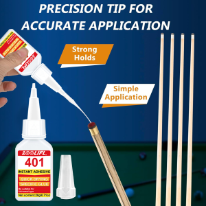 Newly Upgraded Professional Super Glue for Cue Stick Repair Excellent Adhesion Waterproof Simple Operation and Easy to Carry.