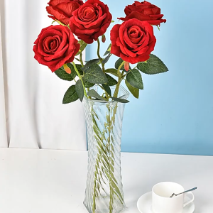 High Quality Velvet Rose&Cloth Rose Fake Rose Fake Flowers Artificial Flower For Wedding/Party/Home