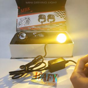 Lampu Tembak Sorot Mini Driving 12 - 24 Volt Led Superbright Mini Lens Truk Bus Canter Putih Kuning 2 Warna D2 Hi Lo Cwl Motor Mobil High Low Lasergun Kipas Laser Gun Offroad Bar Cree Jauh Dekat Dim Light Bar Foglamp Worklight Waterproof Nmax Pcx Beat