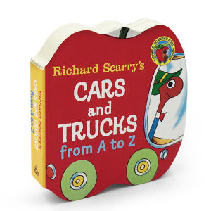 Richard Scarrys Cars and Trucks from A to Z Board book Board book Colouring English Activity Story Book for Kids