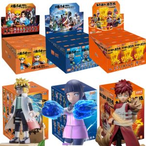 Original Blokees NARUTO Building Blocks Toys Uzumaki  Kakashi Itachi Jiraiya Pain Hinata Action Model Figure Assembly Kids Toys