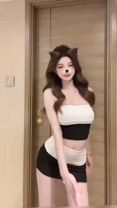 STRพร้อมส่ง♟️เสื้อเซ็ท2ชิ้น ชุดเซ็ทเซ็กซี่Y2Kชุดเดรส เสื้อเกาะอก+กระโปรงสั้น ทรงรัดรูป ชุดไปทะเล ชุดกรามู แฟชั่นผู้หญิง